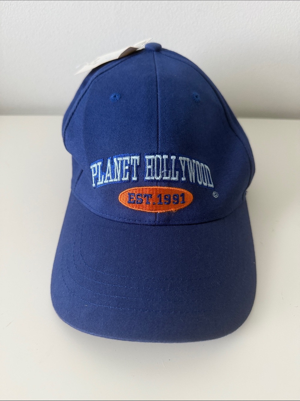 Planet Hollywood Men's Blue Baseball Cap with EST.1991 Patch